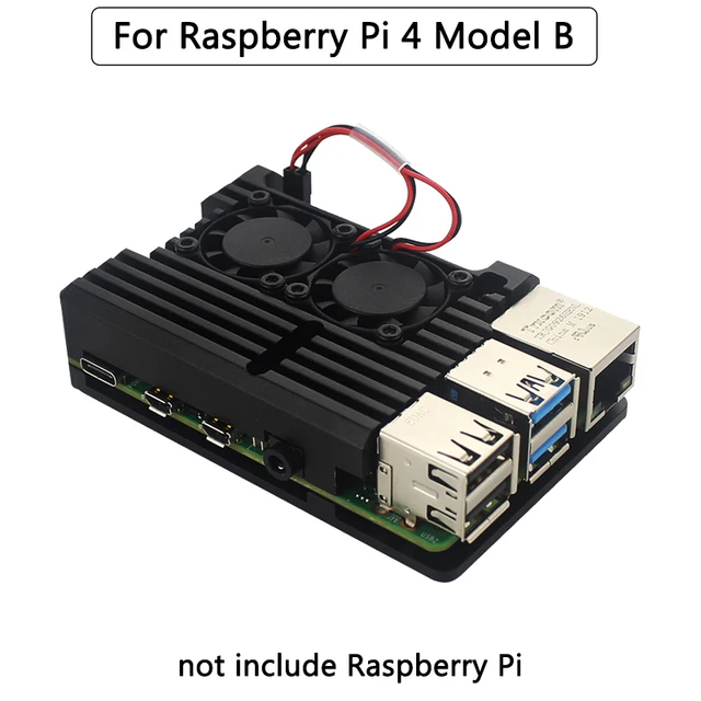 Raspberry Pi 4 Model B Dual Fans CNC 