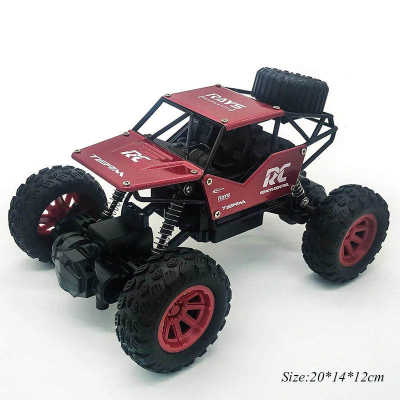 1:18 4WD RC машинки 2,4G радиоуправляемые игрушечные машинки RC багги новые скоростные грузовики внедорожники игрушки для детей - Цвет: Red