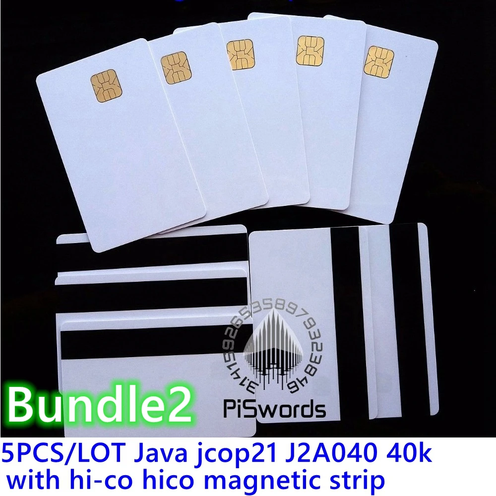 SLE4442 Chip Cards w/HiCo 2 Track Mag Stripe Blank White EMV Chip Cards  with Hi-Co Magnetic Stripe PVC Blank Card Blank Smart Intelligent Card  Contact