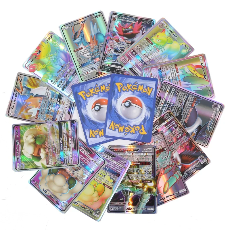 

Блестящие карты Pokemon GX Vmax EX TAG карты команды Pokemon Booster Box коллекция торговых карт игра игрушка Рождественский подарок для детей