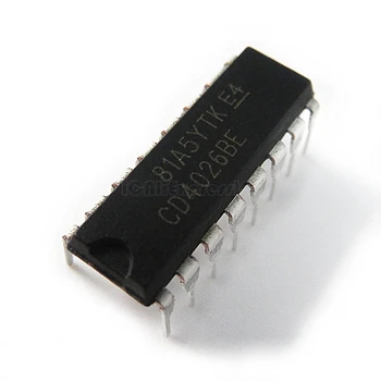 

10pcs/lot CD4026 CD4026BE 4026 DIP-16 In Stock