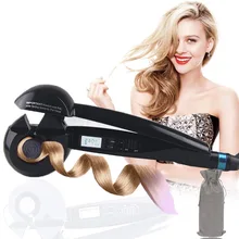 LCD Professional automatic Hair Curler Styling Tools Female curlers curling Wand Ceramic Heating Care Wave curl iron Anti-perm automatic ion perm ceramic hair curler smart rotator hair curling iron wand lcd hair waver curlers styling tools