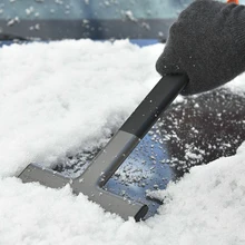 Baseus-raspador de hielo para eliminar la nieve en el parabrisas del coche, herramienta de limpieza de nieve, rompevientos automático, pala de nieve de TPU