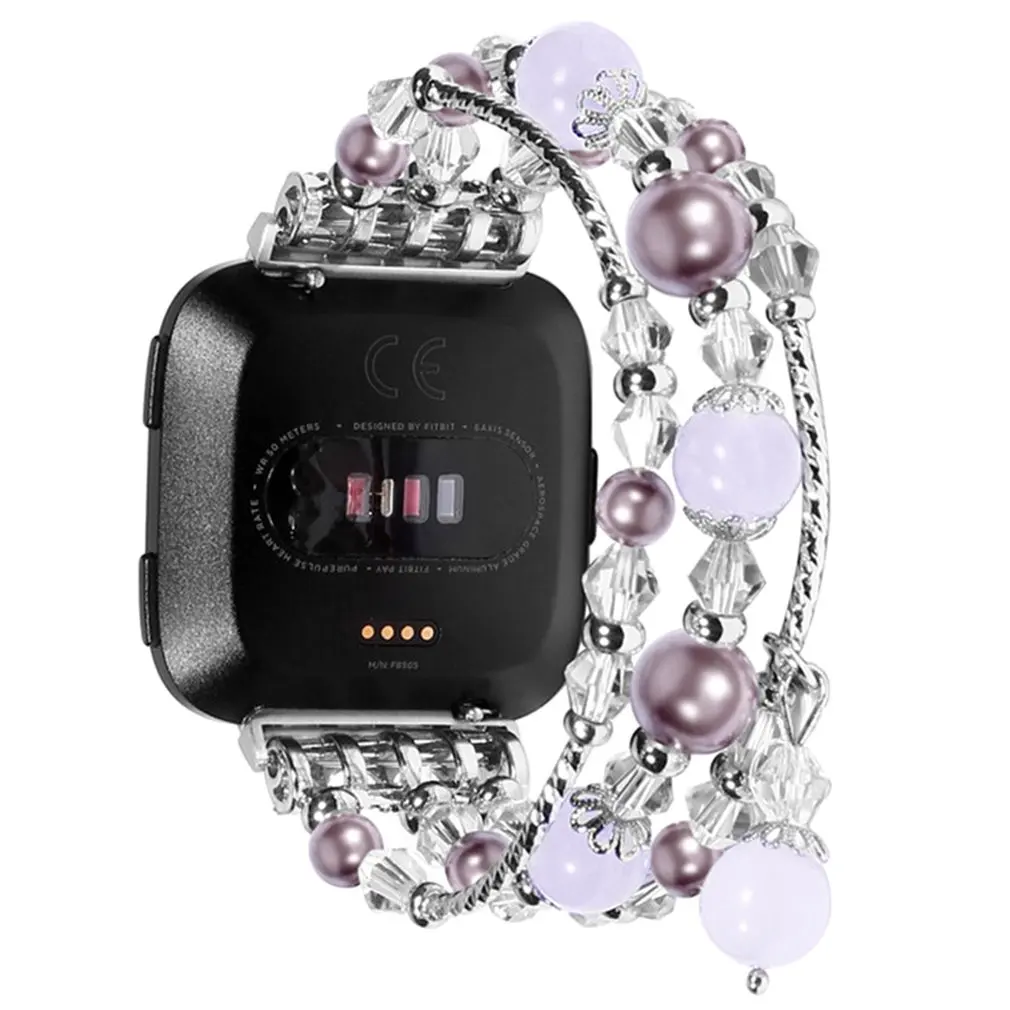 Для Fitbitfor Versa браслет с хрустальной подвеской для Versa Lite женские ювелирные изделия легкие роскошные аксессуары ремешок