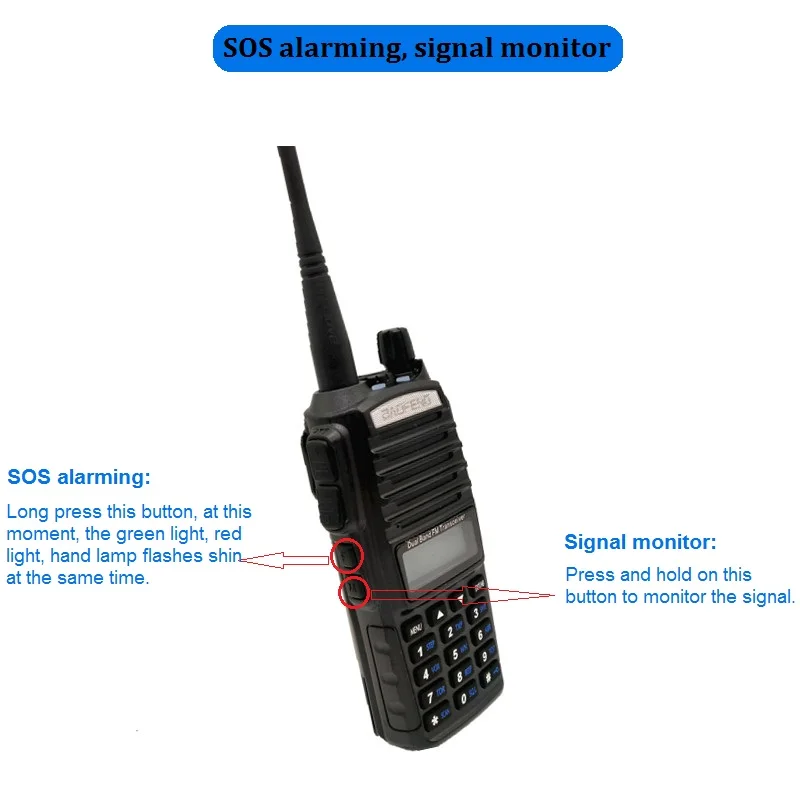 BAOFENG UV 82 8 Вт мощная рация Ham CB любительская радиостанция Дальний диапазон UHF VHF