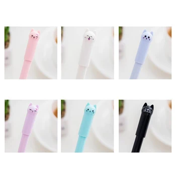 

12Pcs Cats Gel Pen Cute Pen Stationary Kawaii School Supplies Gel Ink Pen School Stationary Office Suppliers Pen Kids Gift Offic