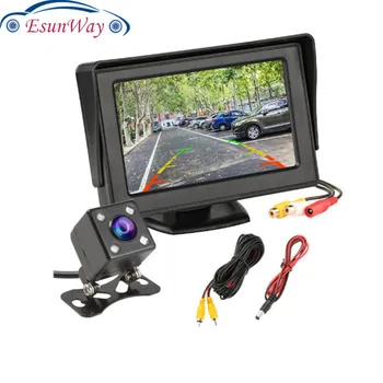 

4.3 Inch TFT LCD Car Monitor Monitor Display Reverse Camera Parking System for Car Rearview Monitors NTSC PAL