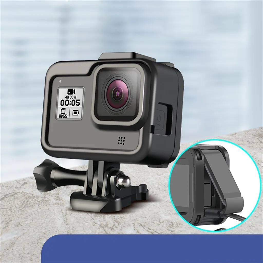 Для Gopro8 аксессуары мягкий силиконовый корпус защитный чехол для объектива