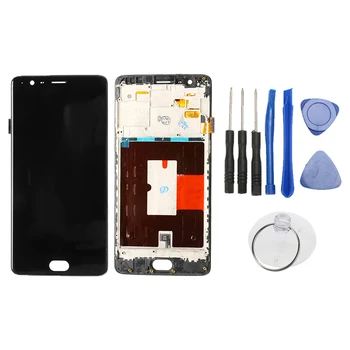 

For OnePlus LCD Display Touch Screen Digitizer Assembly Set with Frame Replacement For Oneplus 3 3T A3000 A3003 Black White