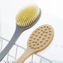 Терка полотенце полезный продукт длинная ручка мягкая щетка для ванны из натуральной щетины банное полотенце банная щетка длинная ручка щетка для ванны Массажная щетка