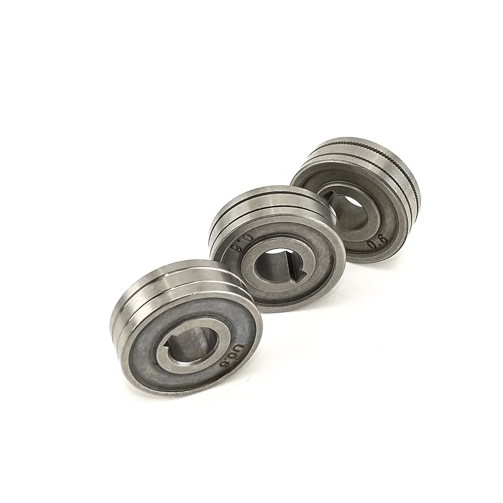 Welding Wire Feeder MIG Welding Wire Feeding Roll V U Knurl Groove 0.6/0.8mm 0.8/1.0mm Size 30x10x10mm LRS-775S SSJ-29 Feeder Roll