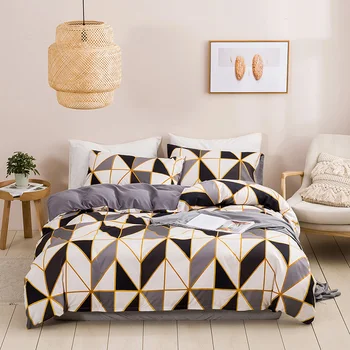 

Fashion Bedding Set luxury Family Set Sheet Duvet Cover Pillowcase Full King Single Queen,bed set 2020