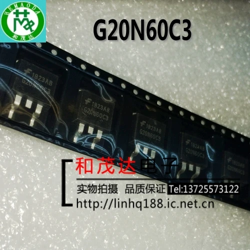 5 шт./G20N60C3-263 HGT1S20N60C3S TO263