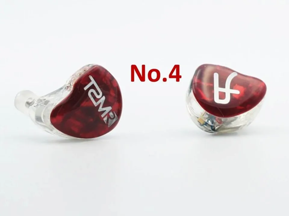 TANSIO MIRAI TSMR-5 5BA Ноулз драйвер 3 Переключатель настройки 2Pin 0,78 мм HiFi наушники-вкладыши IEMs - Цвет: No.4 Red