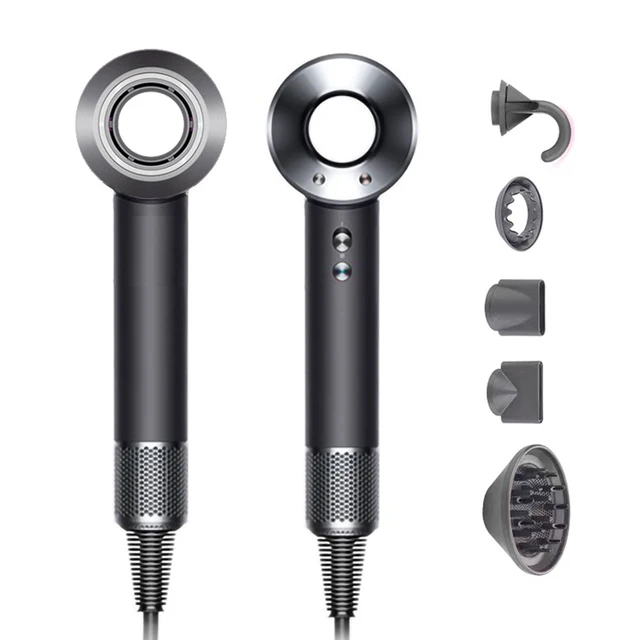 Hair Dryer Professional Salon Leafless Blower Hair Supersonic Dryer Hair Travel Home Blow Dryer Free Shipping black