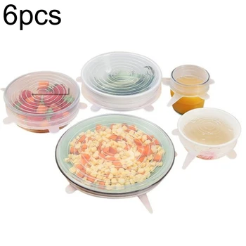

Storage Silicone Lids Stretchable For Bowl Mug Food Container Protection