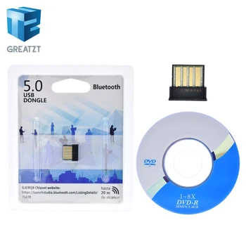 

GREATZT Wireless USB Bluetooth 5.0 Adapter Computer Audio Music Receiver Bluetooth Transmitter For TV PC Laptop Keyboard Mouse