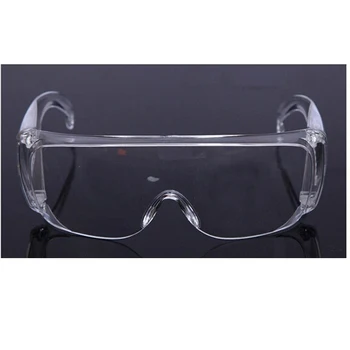 

Transparent Eye Protection Safety Protective Breathable Safety Goggles Clear Vented Protective Lab Anti-dust Anti Fog Glasses