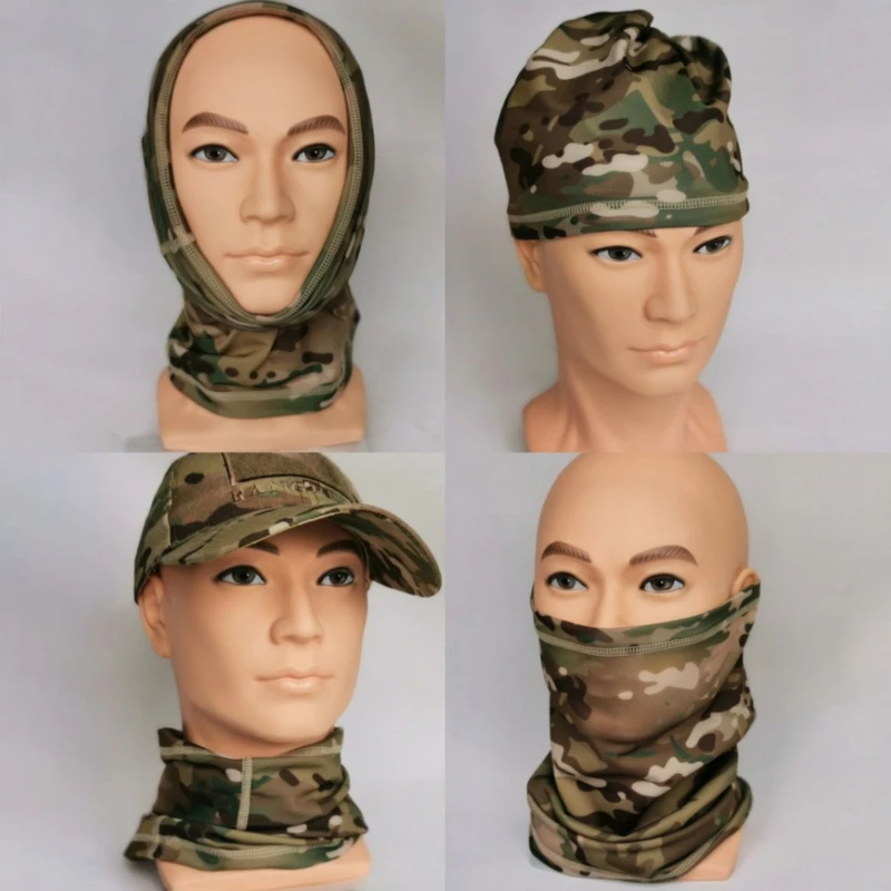 head scarf men Magic Headband Camouflage Neck Warmer Tube Face Cover Bandana Head Military Scarf Wristband Pirate Rag mens scarf for summer