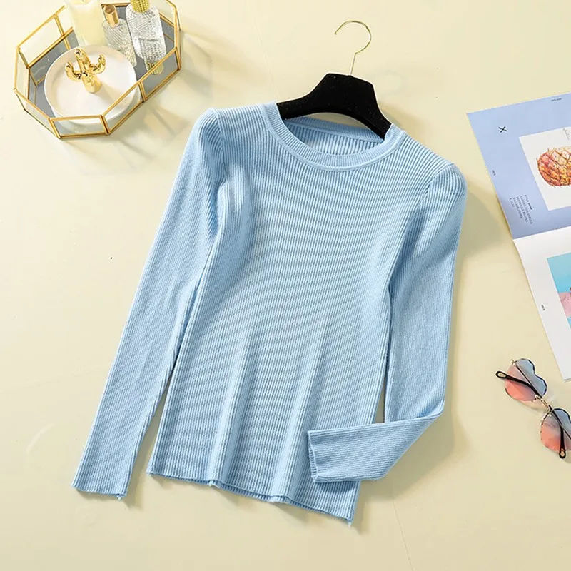 

Casual Autumn Winter Sweater Women Long Sleeve Pullover Women Basic Sweaters Turtleneck 2019 Korean Style Knit Tops Femme