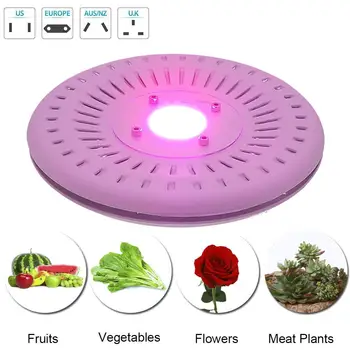 

Hydroponic Growing Light Disk Aluminium PVC 100W LED Light For Indoor Plants Flower Growing Full Spectrum Plant Growing