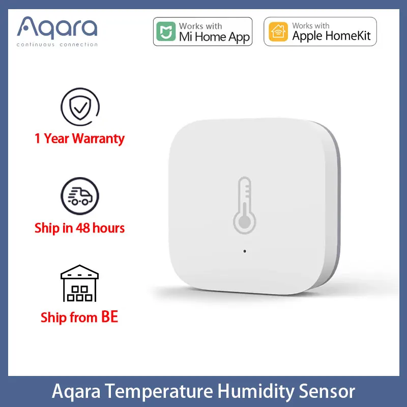 Умный датчик температуры Aqara влажности воздуха Zigbee для контроля окружающей среды