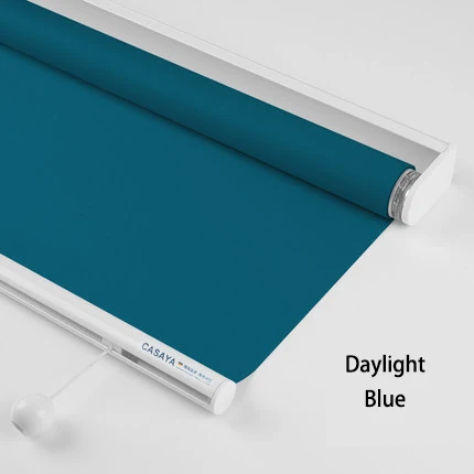 35 мм трубчатая пружинная система рулонные шторы затемненные полиэфирные ткани безопасные для детей беспроводные оконные шторы для офиса/дома/кухни - Цвет: Daylight-Blue