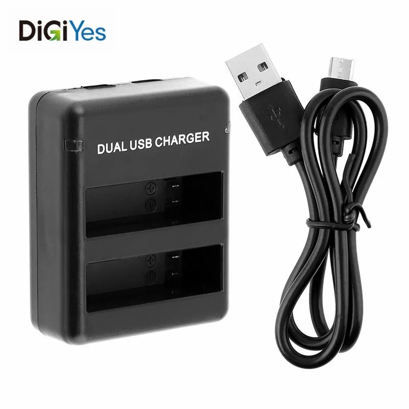 Батарея USB двойной Зарядное устройство AHDBT-401 двойной usb-порт Батарея Зарядное устройство для Gopro Hero 4 HERO4 черный, серебристый цвет S Порты и