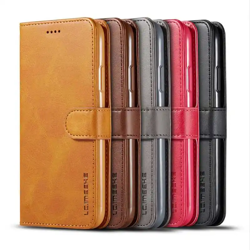 

Plain Wallet Case For iPhone 11 Pro Max Cover Leather Flip Cover For iPhone 6 6S 7 8 Plus X XR XS Max 11Pro Phone Case Funda