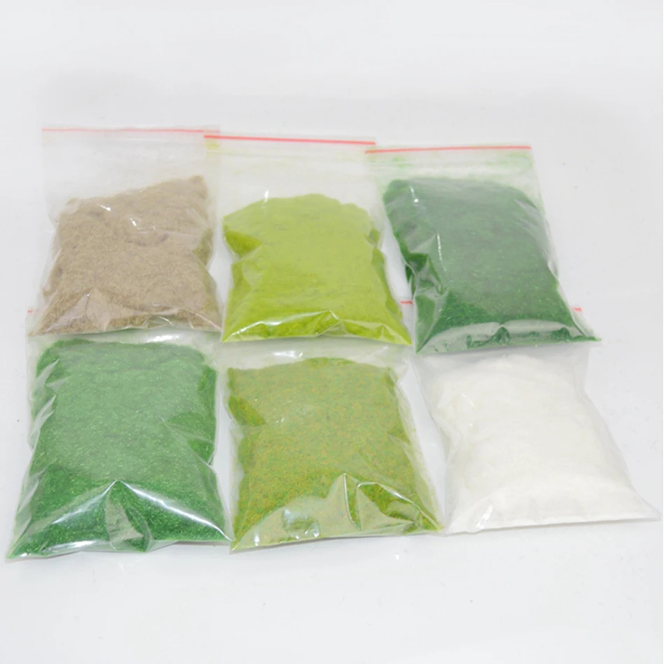 3MM Static Grass Powder Turf Flocking Nylon Materials Diy Building Sand Table Model Scene Layout Diorama Kits 30G/60G 5