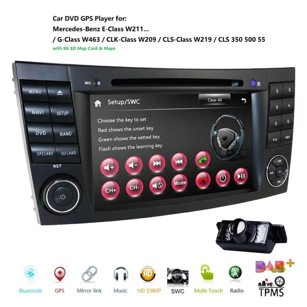 Discount In Stock Touch Screen Car DVD Player For Mercedes Benz E-class W211 E200 E220 E300 E350 E240 E270 E280 CLS CLASS W219 BT CAM MAP 0 Discount In Stock Touch Screen Car DVD Player For Mercedes Benz E-class W211 E200 E220 E300 E350 E240 E270 E280 CLS CLASS W219 BT CAM MAP 0