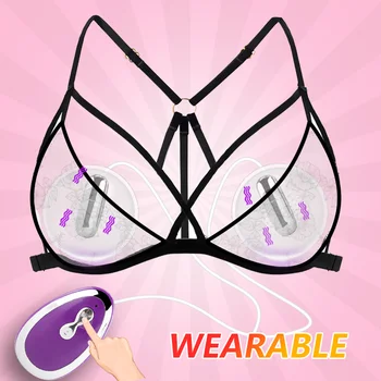 20 Modes Nipple Stimulation Licking Vibrator Breast Enlargement Masturbator Nipple Chest Massage Sex Toys for Women 3