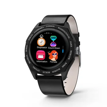

V18 Smart Watch Women Fitness 1.22 Inch Full Round Touch Heart Rate Monitor blood pressure Color Changing Strap Lady Smartwatch