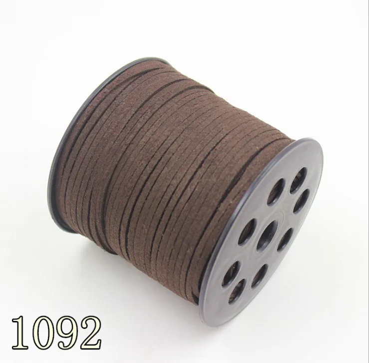 5 M Flat Faux Suede DIY Handmade Beading Bracelet Jewelry Making Thread String Rope Korean Leather Cord for Necklaces& Bracelet