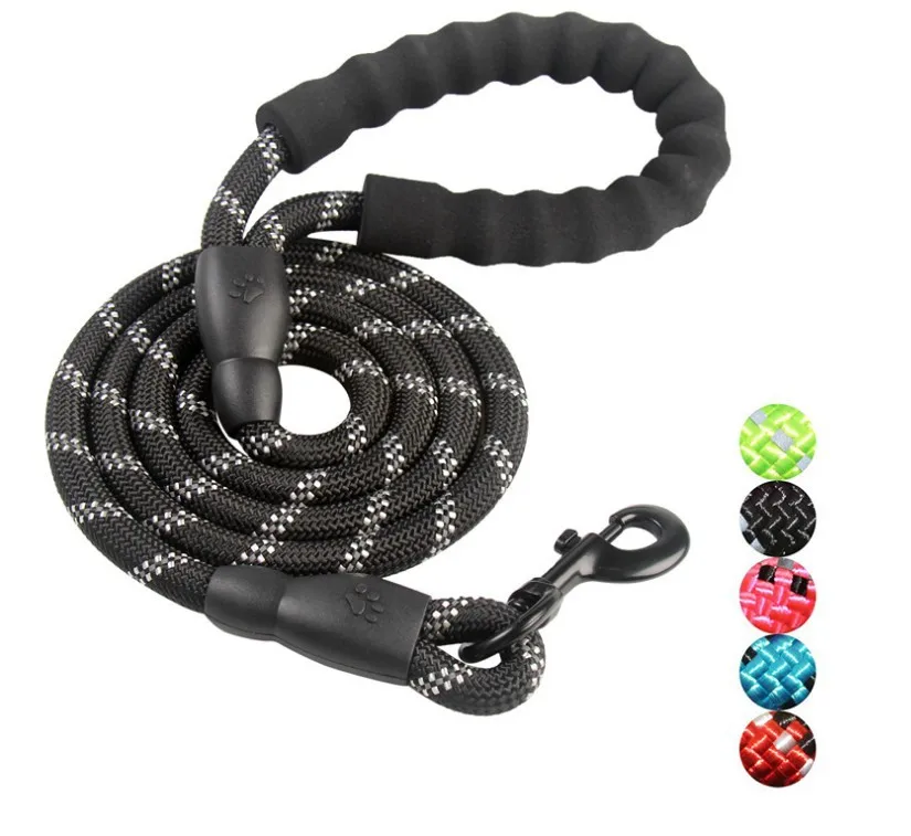 

Nylon Dog harness Color 1.5M Pet Dog Leash Walking Training Leash Cats Dogs Leashes Strap Dog Belt Rope