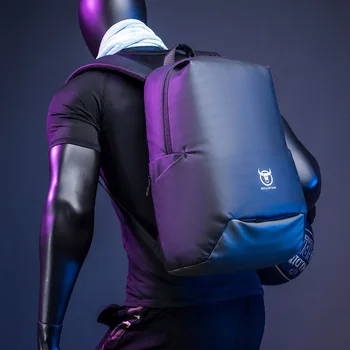 Borsa da scuola da uomo Zaino per laptop Zaini sportivi Borse a tracolla impermeabili Borsa da viaggio di grande capacità anti-ladro per laptop da 15 pollici
