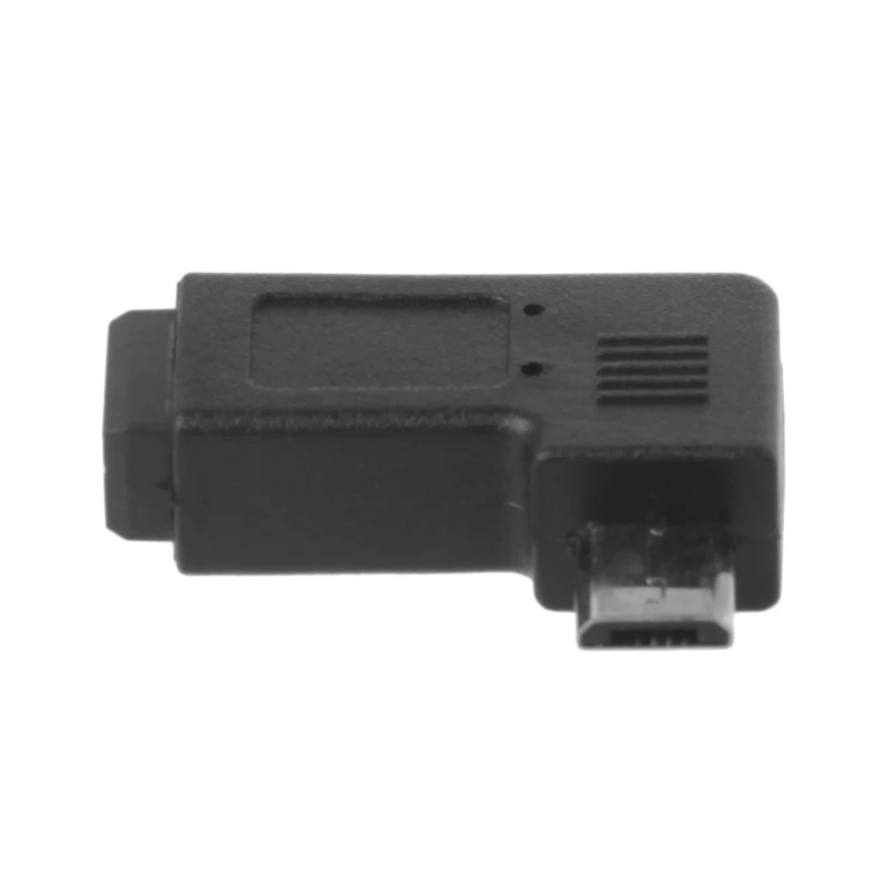

90° Left & Right Angled Mini USB 5Pin Female To Micro USB Male Data Sync Adapter