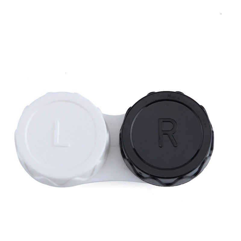 Contact Lenses Case L+R  Mini ColoredContact Lens Box for Colored Eyes Travel Eyewear Accessories Kit Holder Lens Container