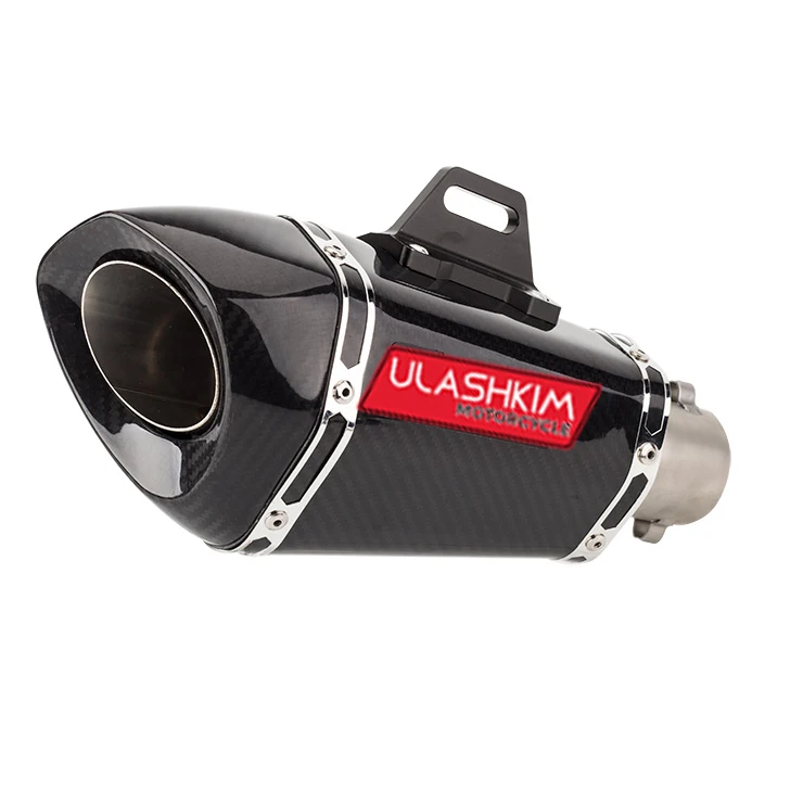 

Motorcycle Modified Full Carbon Fiber Exhaust Pipe S1000RR Taper Hexagonal Exhaust Pipe Z900 Z650 MT09