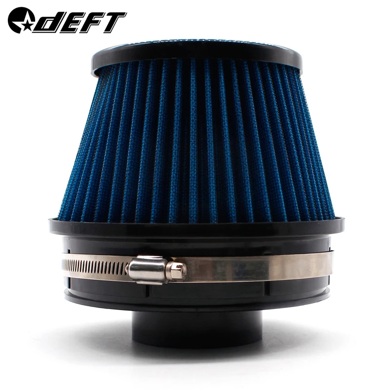 

DEFT Car Universal Racing Air Filter 76MM Car High Flow Turbo Air Intake Filter Auto Intake Induction Turbo Kit 3" inch
