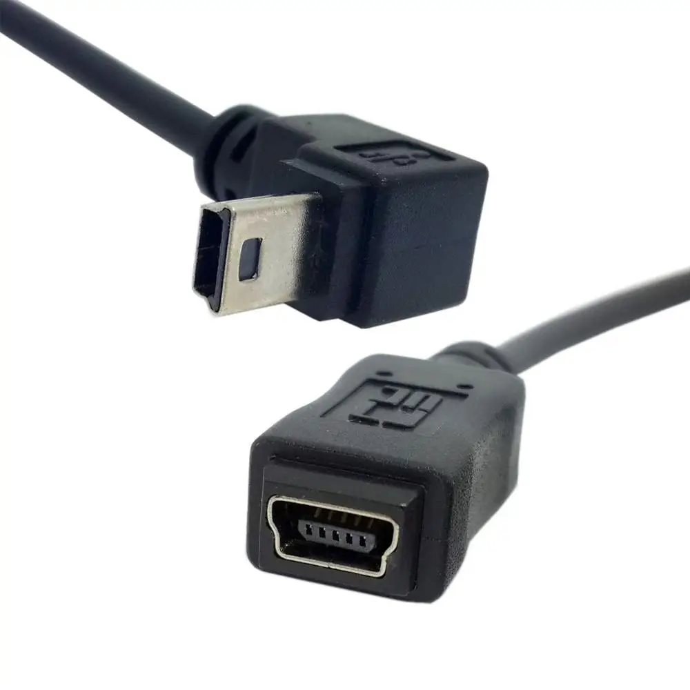 GPS мини USB 5P 90D Вниз Направление Угловой Штекер Micro 5p Женский удлинитель 0 2