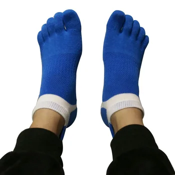 

Five Toe socks 100% Cotton Men Short Summer Mesh Breathable Slip Sock Sport Soft Ankle Compression Funny Socks Women 10Pairs/lot