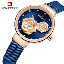 NAVIFORCE 5013, женские часы, Топ бренд, роскошные часы, кварцевые, водонепроницаемые, женские наручные часы, для девушек, модные, relogios feminino
