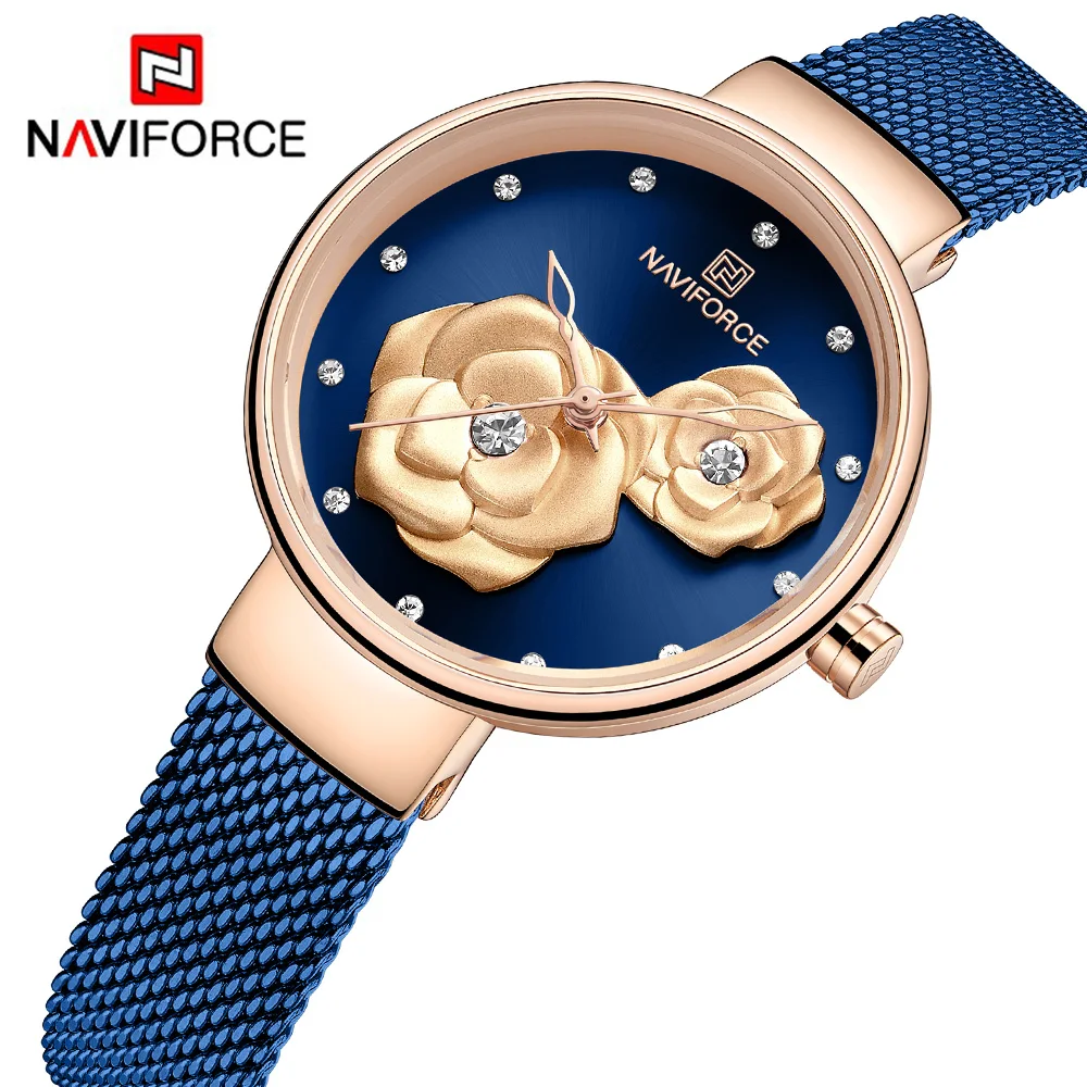 

NAVIFORCE 5013 Women Watches Top Brand Luxury Watch Quartz Waterproof Women's Wristwatch Ladies Girls Fashion relogios feminino