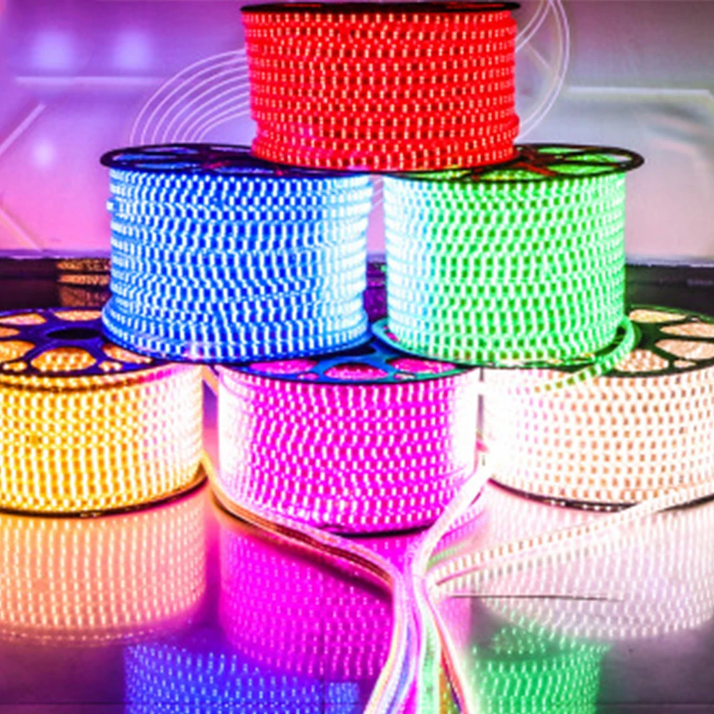 

220v LED Strip Rope Light 3014 120LEDs/m Dimmable Flex LED Tape Waterproof Home Decoration White/Warm White 1m 10m 20m 50m 100m