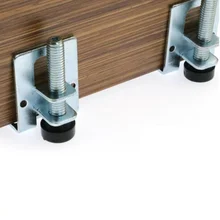 4pcs 0-5cm Screw furniture adjustable cabinet legs steel Table Sofa Metal Leveling Feet Corner Bracket Floor protection Hardware