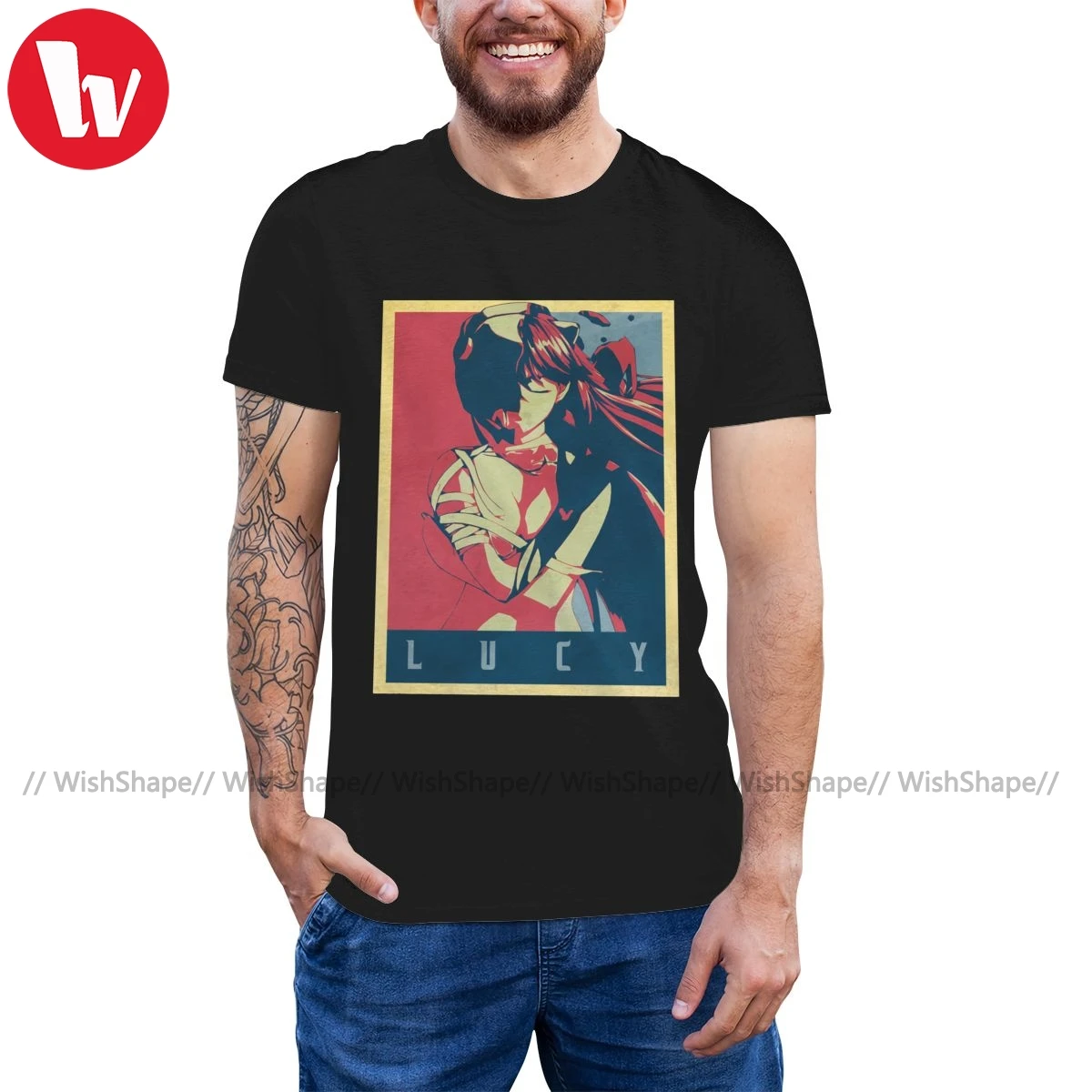 Elfen Lied T Shirt Elfen Lied Lucy Political Anime Shirt T Shirt 5x Streetwear Tee Shirt Men Tshirt T Shirts Aliexpress