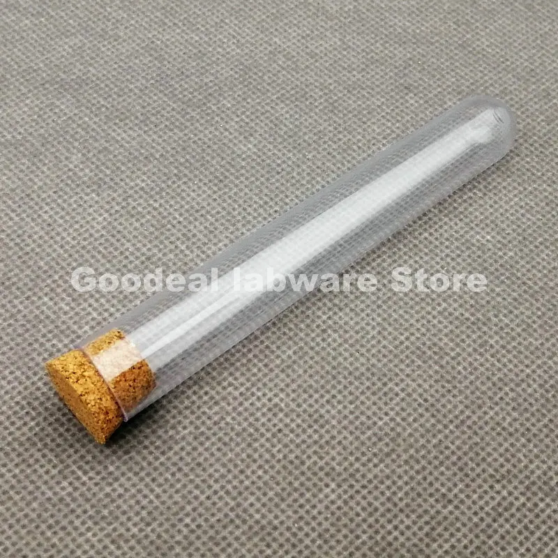 20pcs 30pcs 50pcs 16x100mm Transparent Plastic Test Tubes With Corks ,Party Candy Bottle with Round Bottom,Wedding Gift Vial