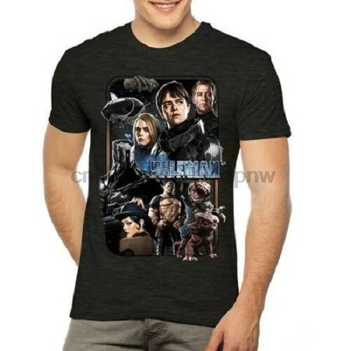 Movies &amp TV Valerian Men's Graphic Tee NWT Black |