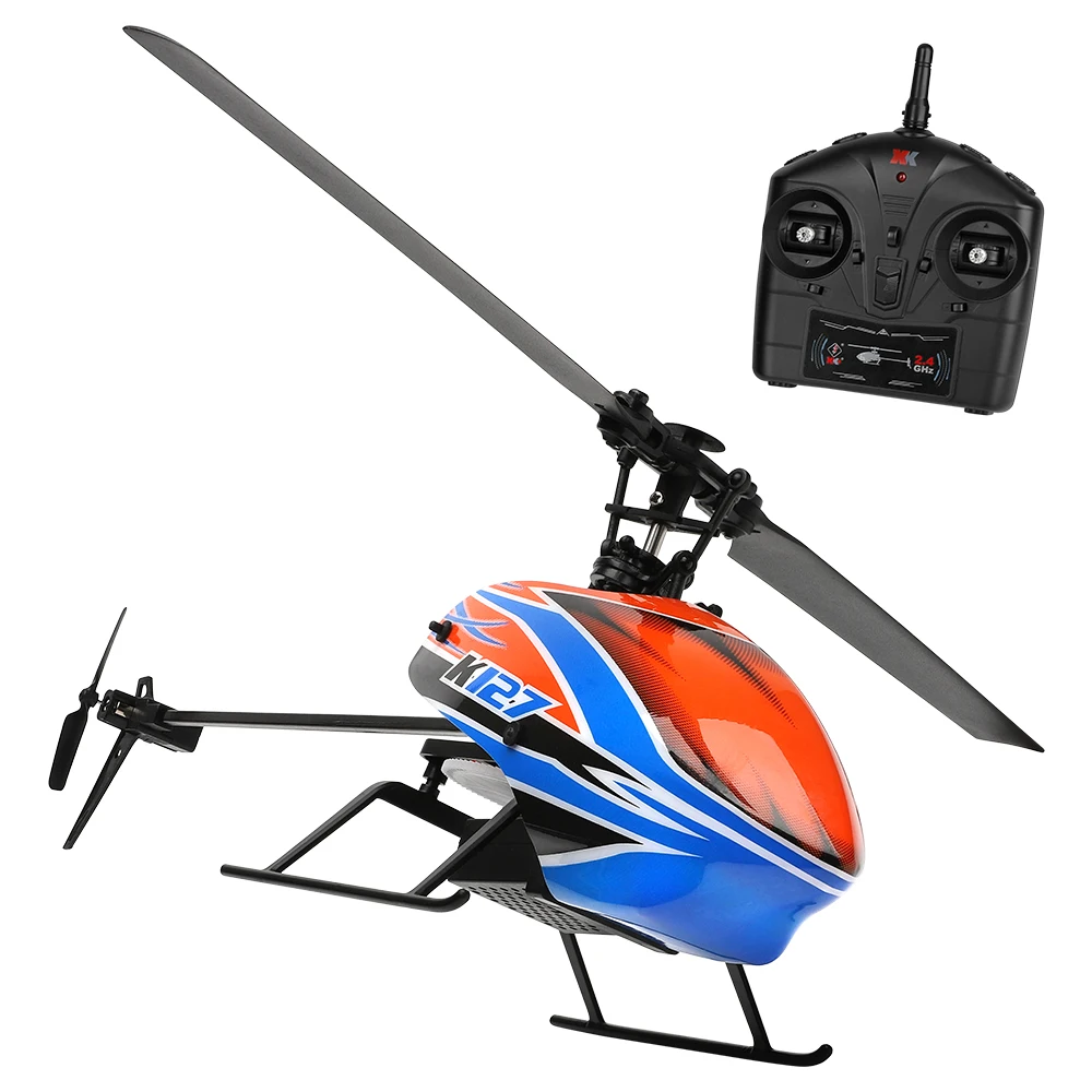 Mingzhe S K127 RC Helicóptero Controle Remoto Helicóptero para Iniciantes  Giroscópio de 6 eixos de lâmina única RC Avião RC Altura Fixa 4CH RTF :  : Brinquedos e Jogos